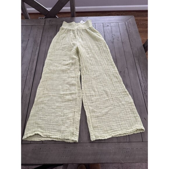 NWT Michael Stars Women's Simba Extra Wide Smocked Waist Pant XS - Picture 3 of 3